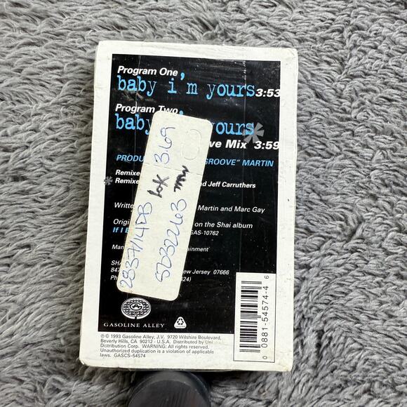 Vintage Shai Cassette Tape 90s R&B SEALED Single Baby I'm Yours - Picture 2 of 3